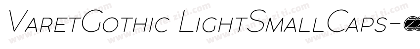 VaretGothic LightSmallCaps字体转换